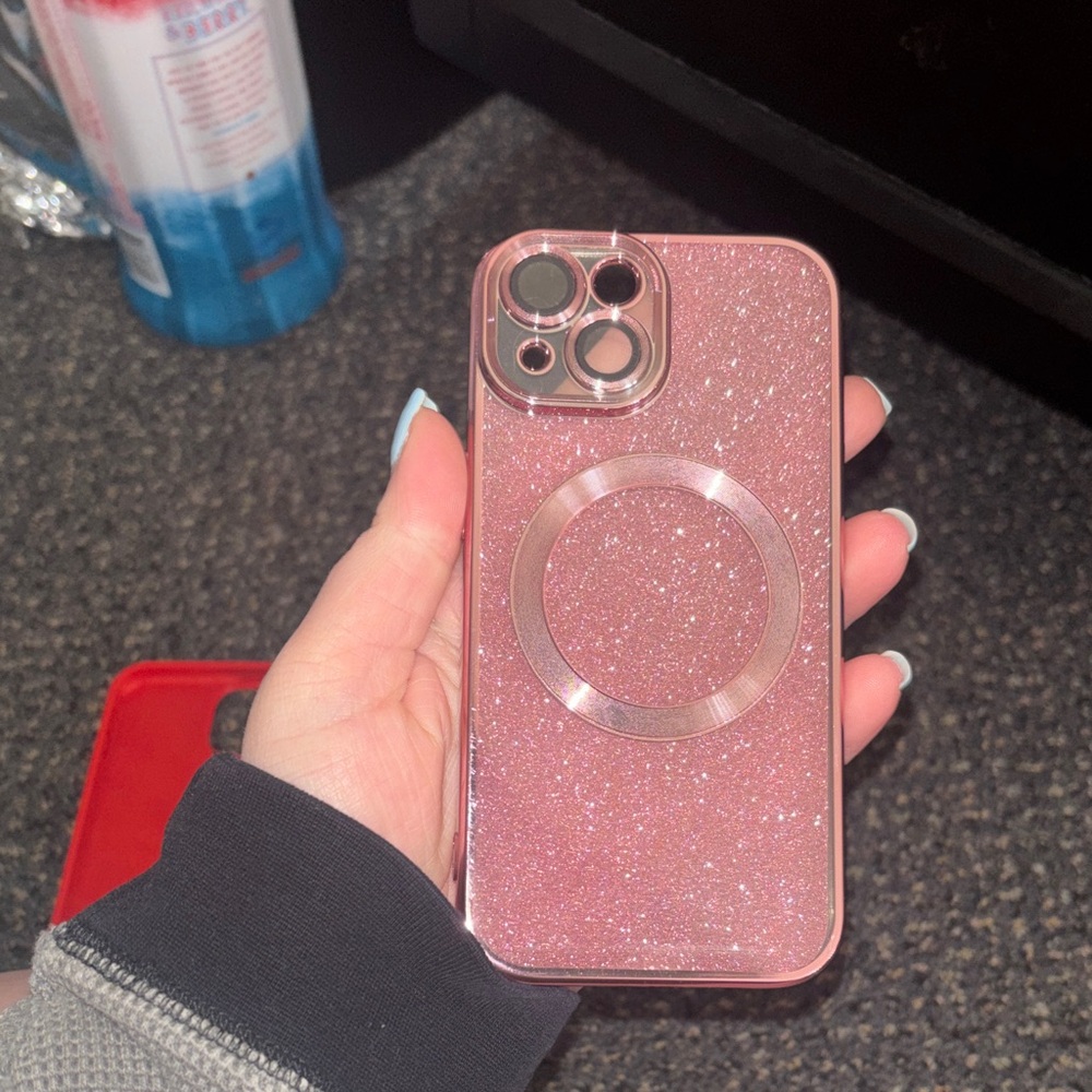 Glitter Pink Phone Case